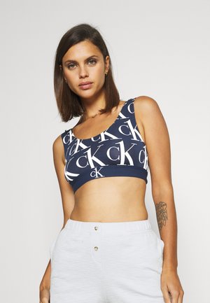 UNLINED BRALETTE CK ONE PLUSH - Formujúca podprsenka - blue shadow