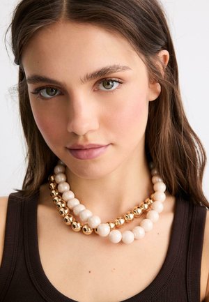Stradivarius, SET OF 2 BEAD NECKLACES 00221111 - Collier - beige