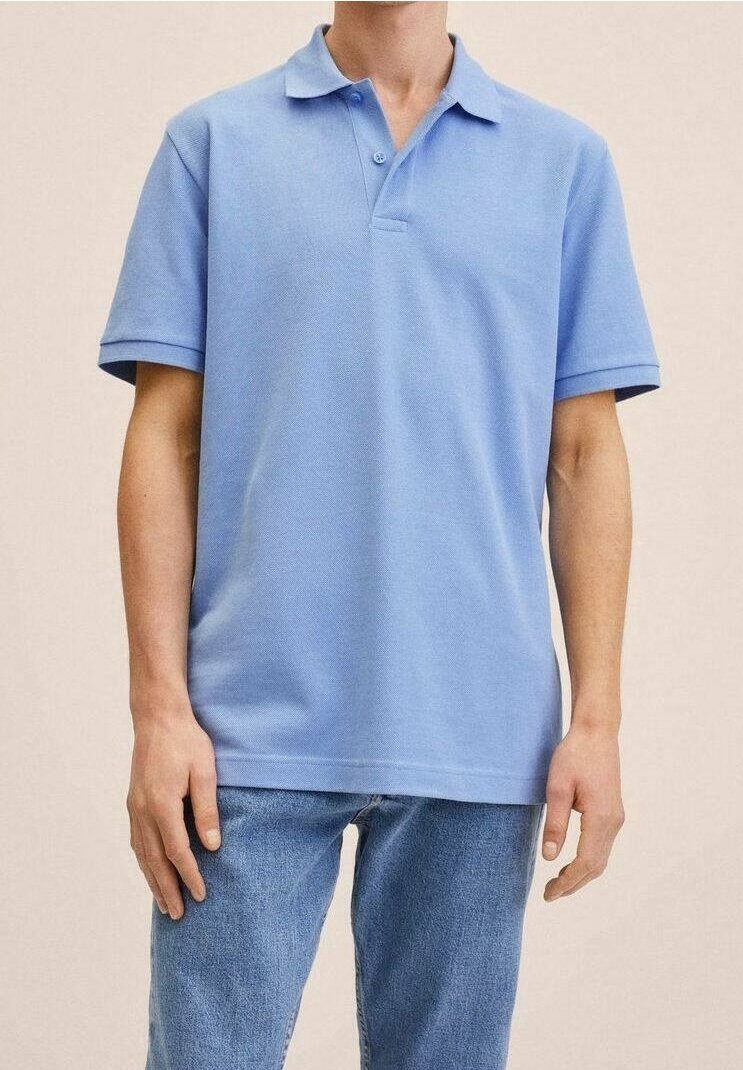 Mango Pikeepaita - light blue