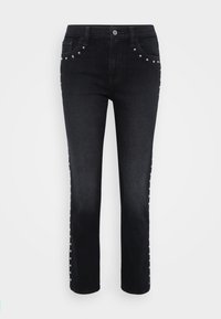 90S STUDDED HETFORD - Blugi drepți - black