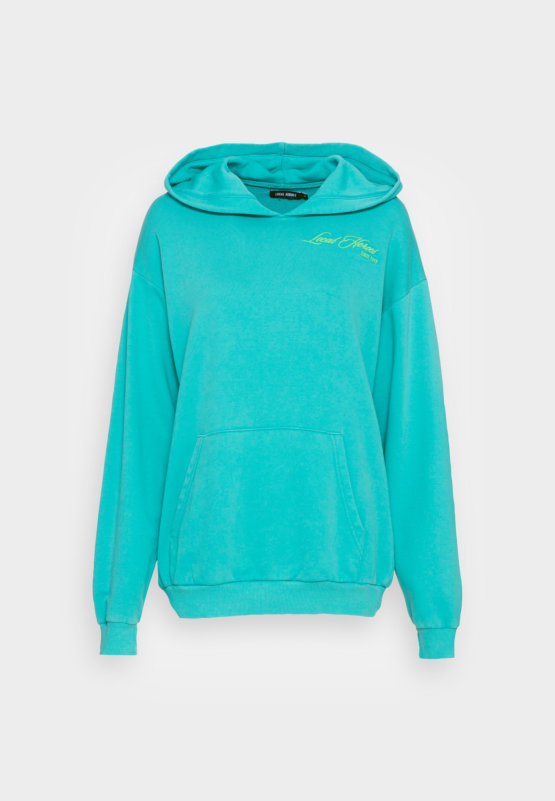 turquoise blue sweatshirt