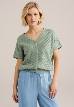 WE Fashion Kardigán - pastel green