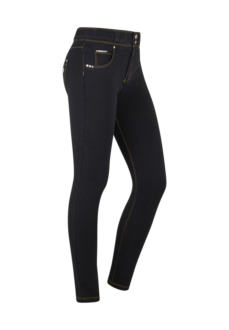 Freddy N.O.W.® DENIM - Vaqueros pitillo - black indigo y seams