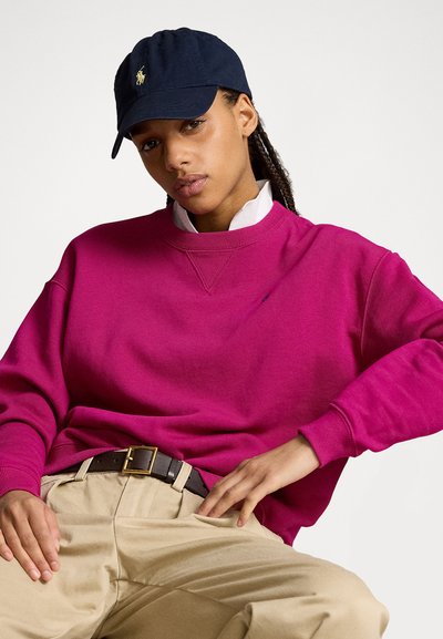 Polo Ralph Lauren LONG SLEEVE - Sweatshirt - fuchsia berry