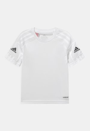 adidas Performance SQUAD UNISEX - T-shirt con stampa - white/black