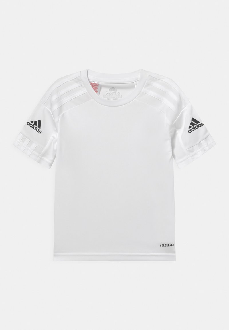 adidas Performance SQUAD UNISEX - T-Shirt print - white/black