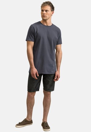 CREW NECK REGULAR FIT - T-Shirt basic - plum