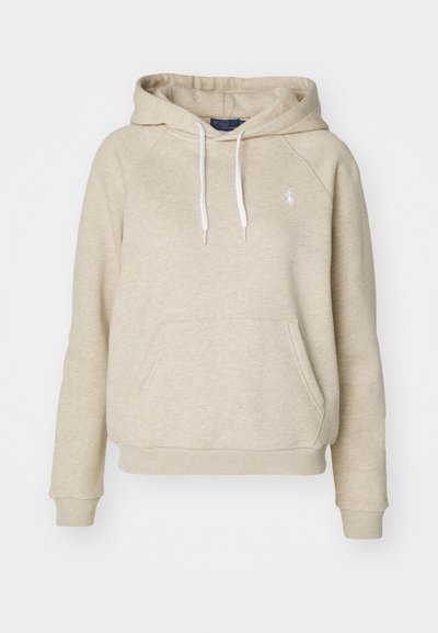 Polo Ralph Lauren SHRUNKEN FIT FLEECE HOODIE - Džemperis ar kapuci - expedition dune heather