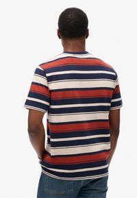 Superdry & Co RELAXED FIT - T-shirts print - navy stripe