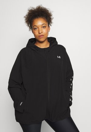 HOODED JACKET - Chaqueta de entrenamiento - black