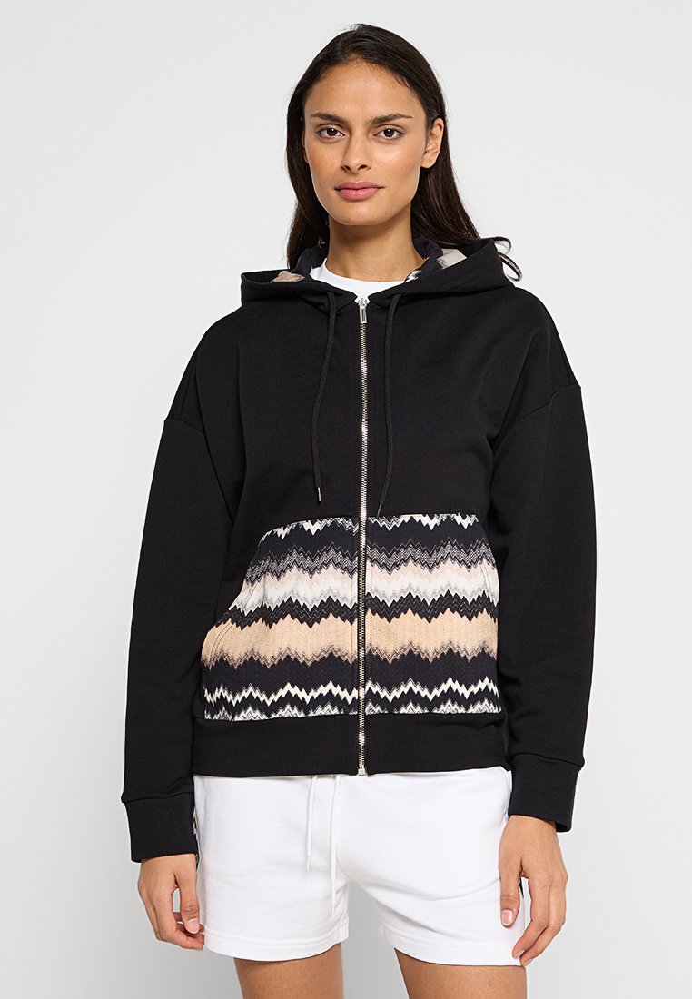 Missoni Sweater met rits zwart