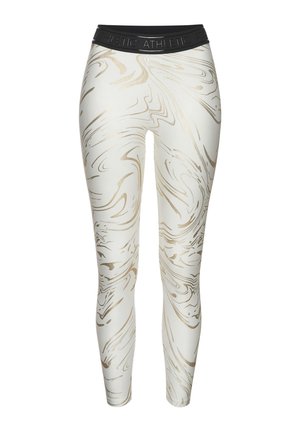 FUNKTIONS - Leggings - weiß silber