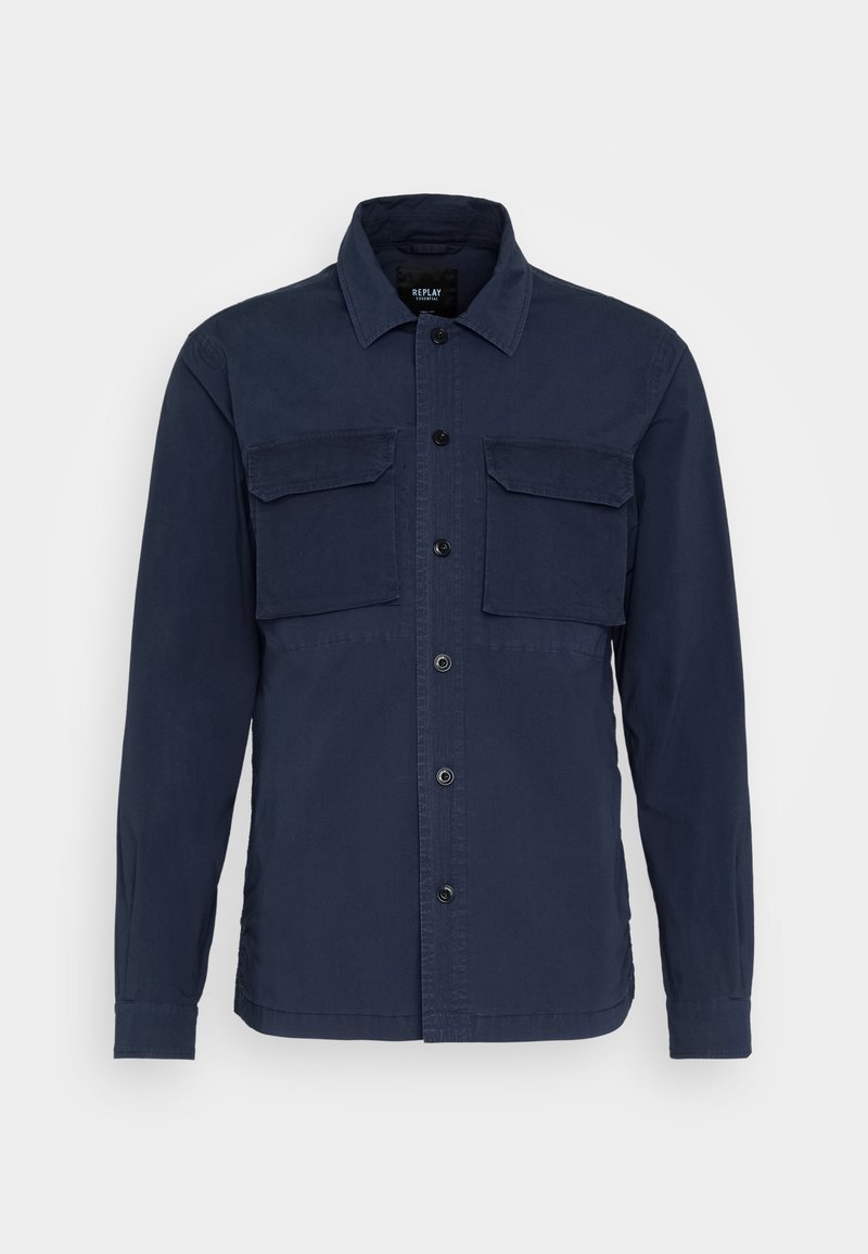 Replay Overhemd donkerblauw