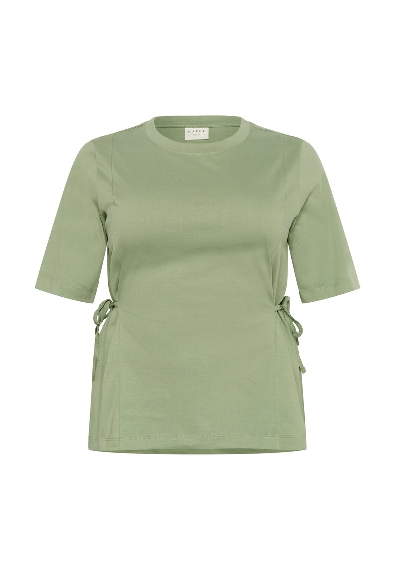 Kaffe Curve T-shirt basic groen