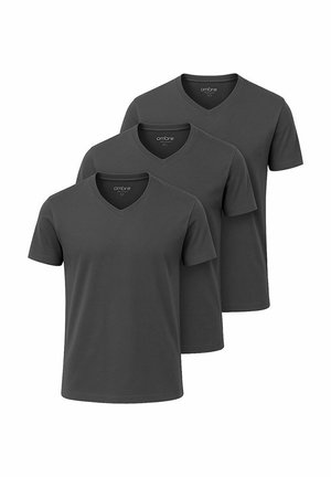 3 PACK - T-shirt - bas - dark grey