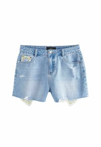 Next REGULAR FIT - Farkkushortsit - mid blue