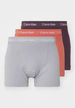 TRUNK 3 PACK COTTON STRETCH - Kitsad bokserid - rock ridge/fudge