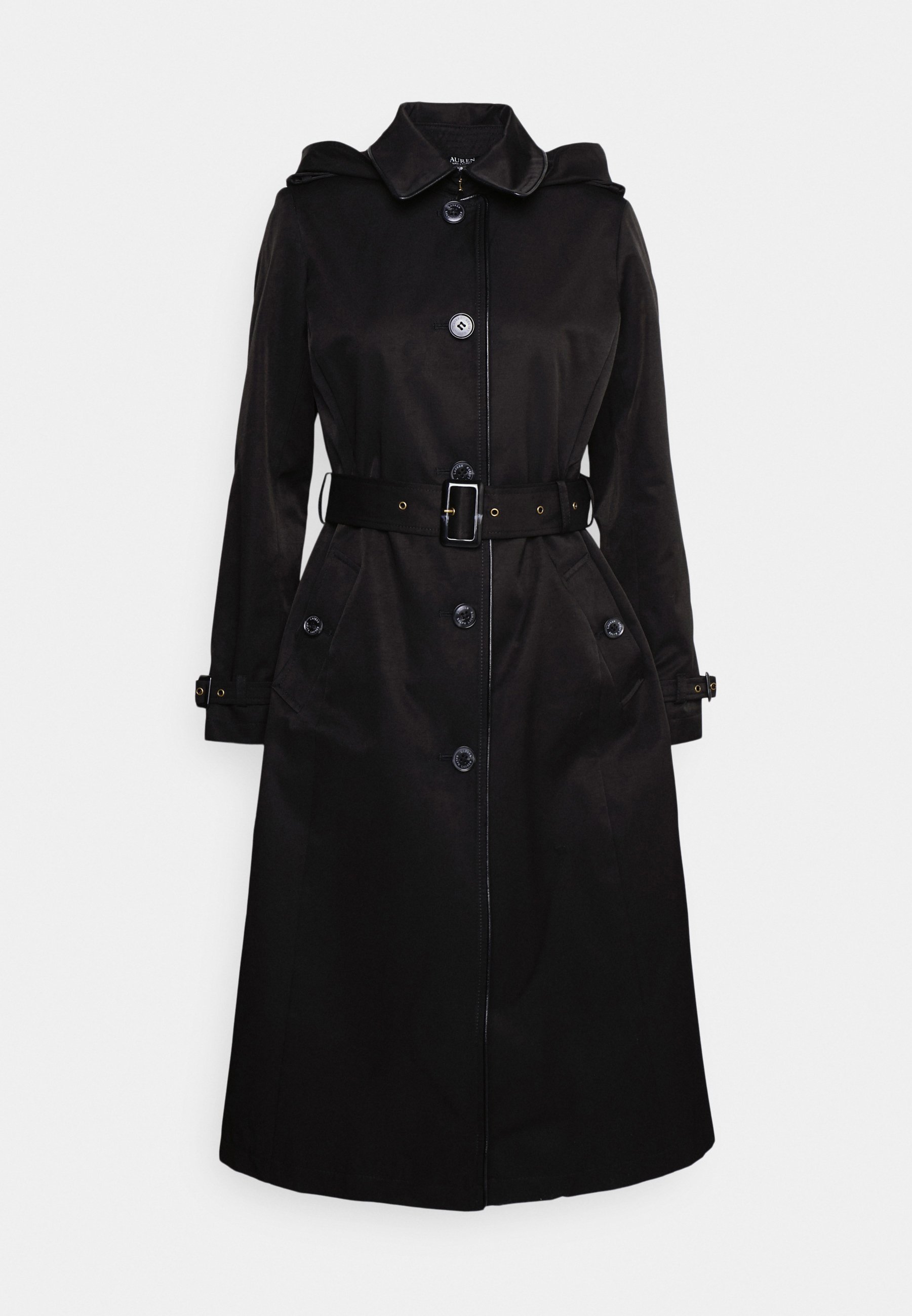lauren ralph lauren hooded trench coat