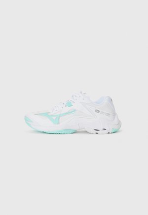 WAVE LIGHTNING Z8 - Volleyball shoes - white/blue tint