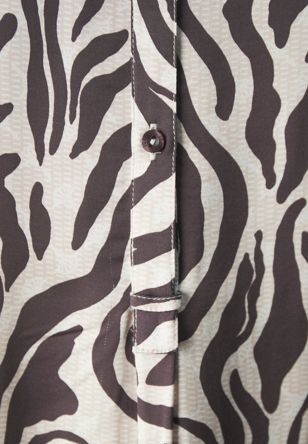 Shirt dress - open beige4