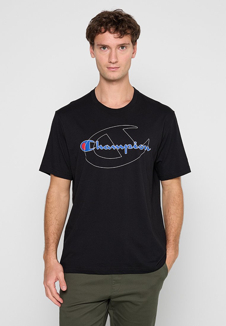 Champion T-shirt print zwart
