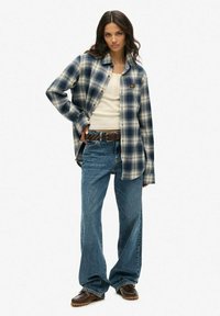 Non selezionato, cedar check navy