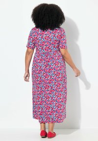 Ulla Popken TINY FLORAL EMPIRE - Jurk - marine