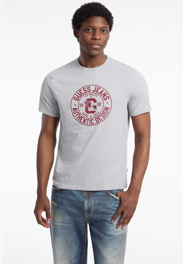 BEDRUCKTES REGULAR FIT - T-Shirt print - grau