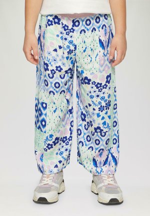 MIT ELASTIKBUND - Trousers - weiß