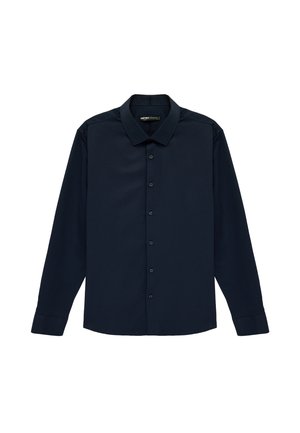 Koton, HALF ITALIAN NECK - Chemise - dark blue