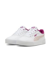 Puma SNEAKER CARINA - Sneakers basse - white mauve mist magenta gleam