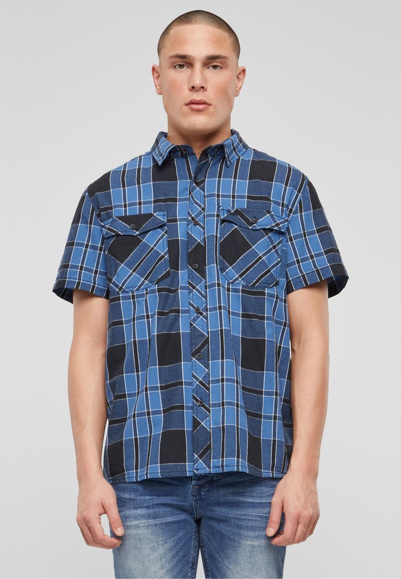 Brandit ROADSTAR - Skjorter - indigo checked