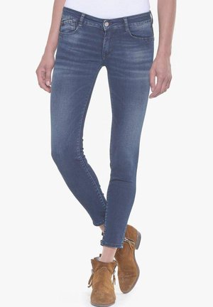 Vaqueros pitillo - dark-blue denim