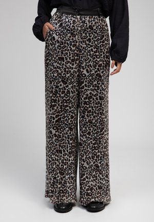 AN'GE PERRIT - Pantalon classique - leopard
