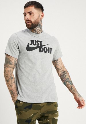 TEE JUST DO IT - Print T-shirt - grey heather