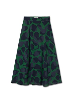 Thinking Mu TORA - Maxi skirt - pine green