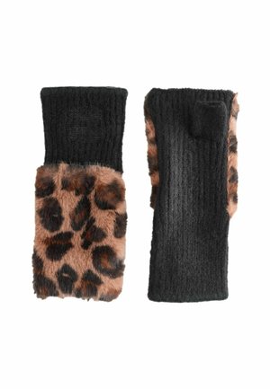 Mănuși fără degete - leopard