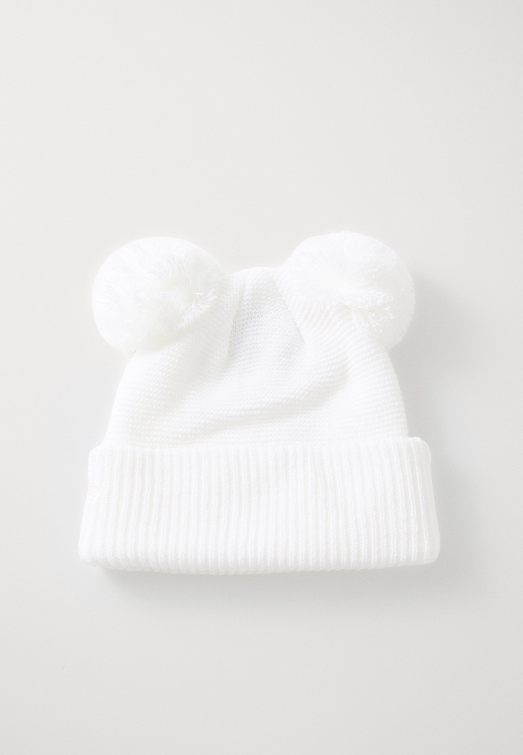 帽子 BoTT New Era OG Logo Cuffed Pom Beanie New Era FEMALE DOUBLE POM BEANIE - Beanie - white - Zalando.co.uk
