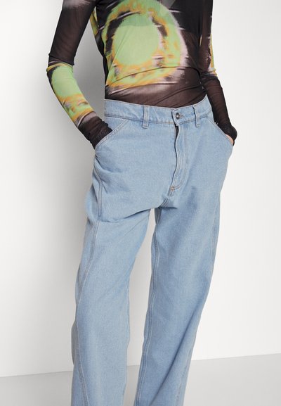 Henrik Vibskov PANTS - Straight leg jeans - light indigo denim