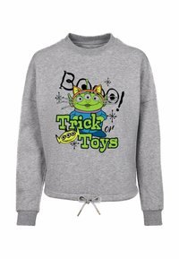 ABSOLUTE CULT TOY STORY - ALIEN HALLOWEEN TRICK OR TOYS OVERSIZE CREWNECK - Felpa - heather grey