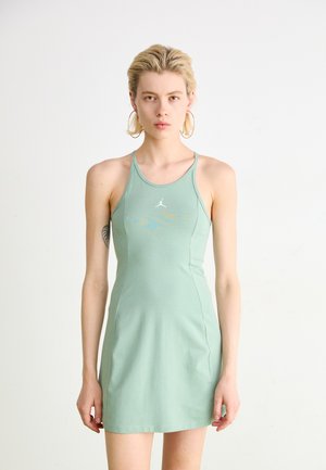 SLIM DRESS - Jersey dress - jade smoke