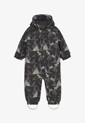 Color Kids COVERALL AOP - Skipak - grape leaf