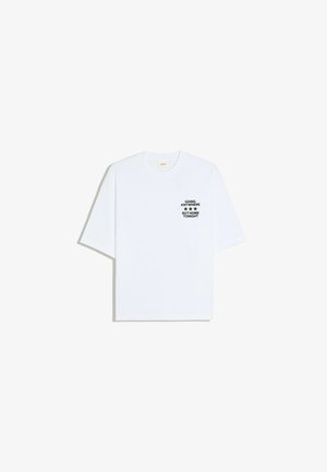 Bershka, SHORT SLEEVE BOXY-FIT - PRINT T-SHIRT - T-shirt imprimé - white