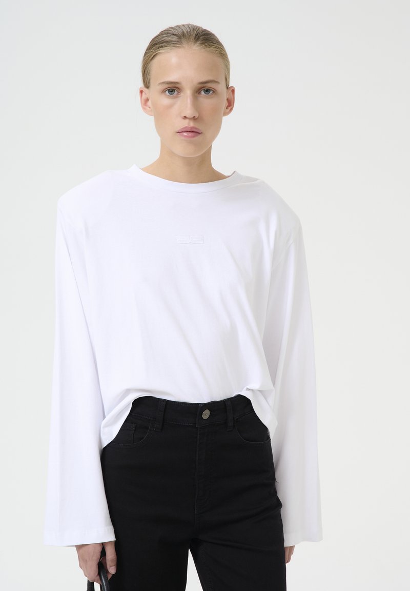 Gestuz SAMIGZ - Top s dlouhým rukávem - bright white