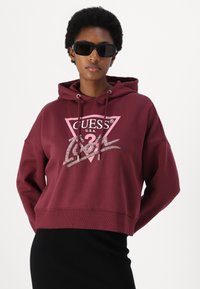 Guess ICON  - Felpa - burgundy rose
