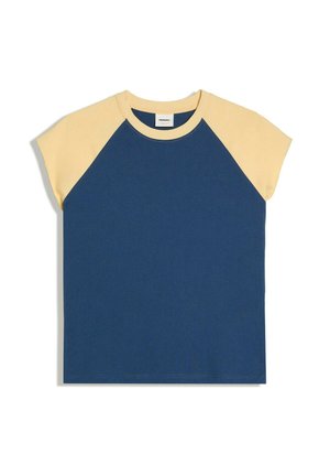 Bershka, RALAN WORKER - TSHIRT - T-Shirt print - royal blue