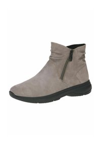 Caprice Boots à talons - dk taupe suede