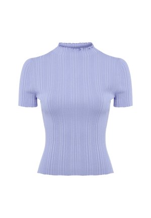 HUGO, HUGO STRICKSHIRT SARPHAPILK - T-shirt basic - flieder
