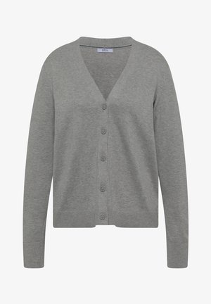 Cecil, CARDIGAN MIT V-NECK UND KNOPFLEISTE - Cardigan - mineral grey melange