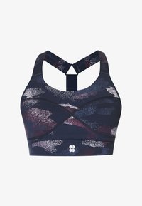 Niet geselecteerd, blue spray camo print